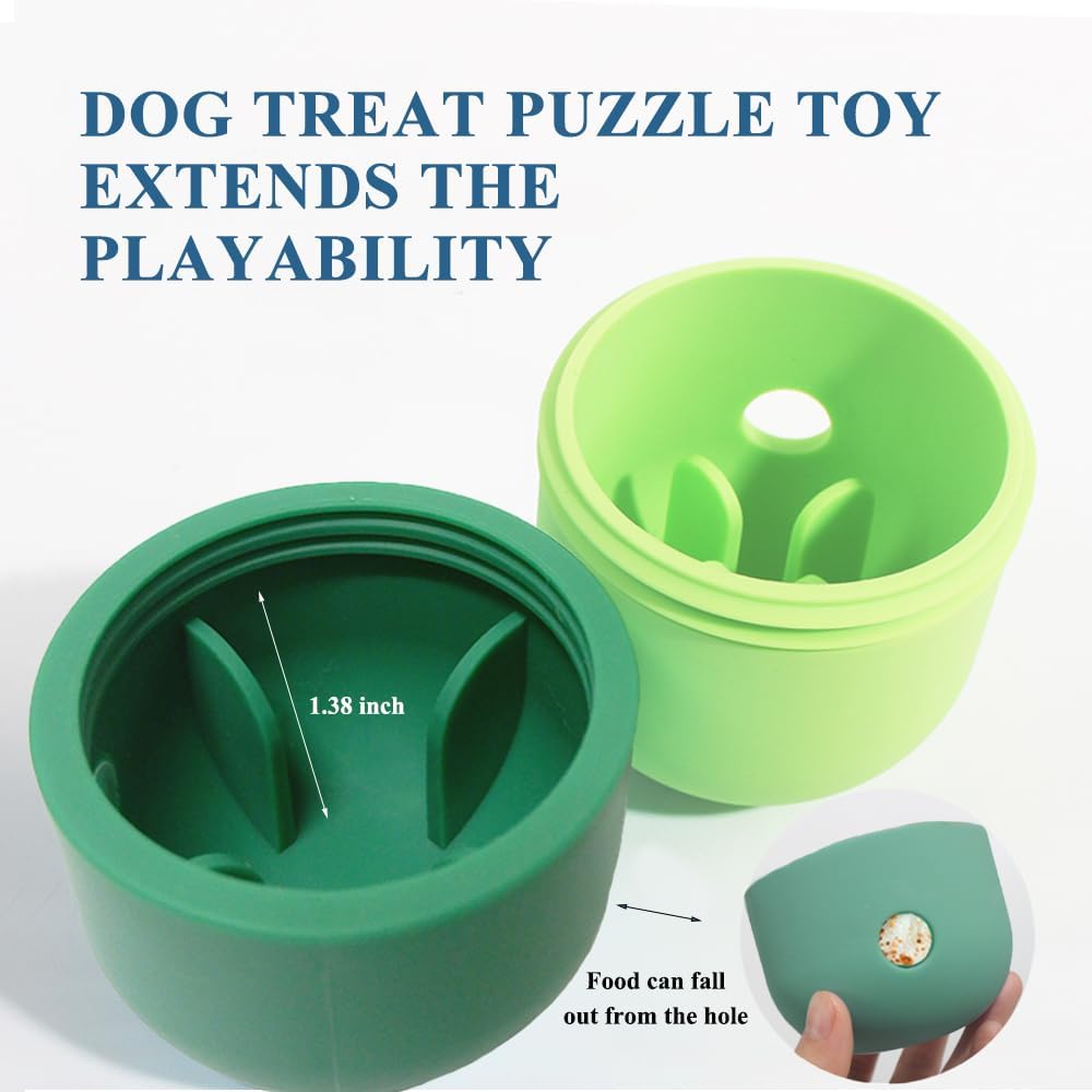 KFX-8194493 Interactive Treat Dispensing Puzzle Toy for Small to Medium Dogs – Enrichment Food Ball for Training and Slow Feeding