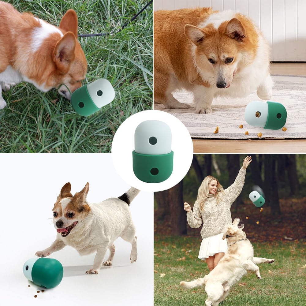 KFX-8194493 Interactive Treat Dispensing Puzzle Toy for Small to Medium Dogs – Enrichment Food Ball for Training and Slow Feeding