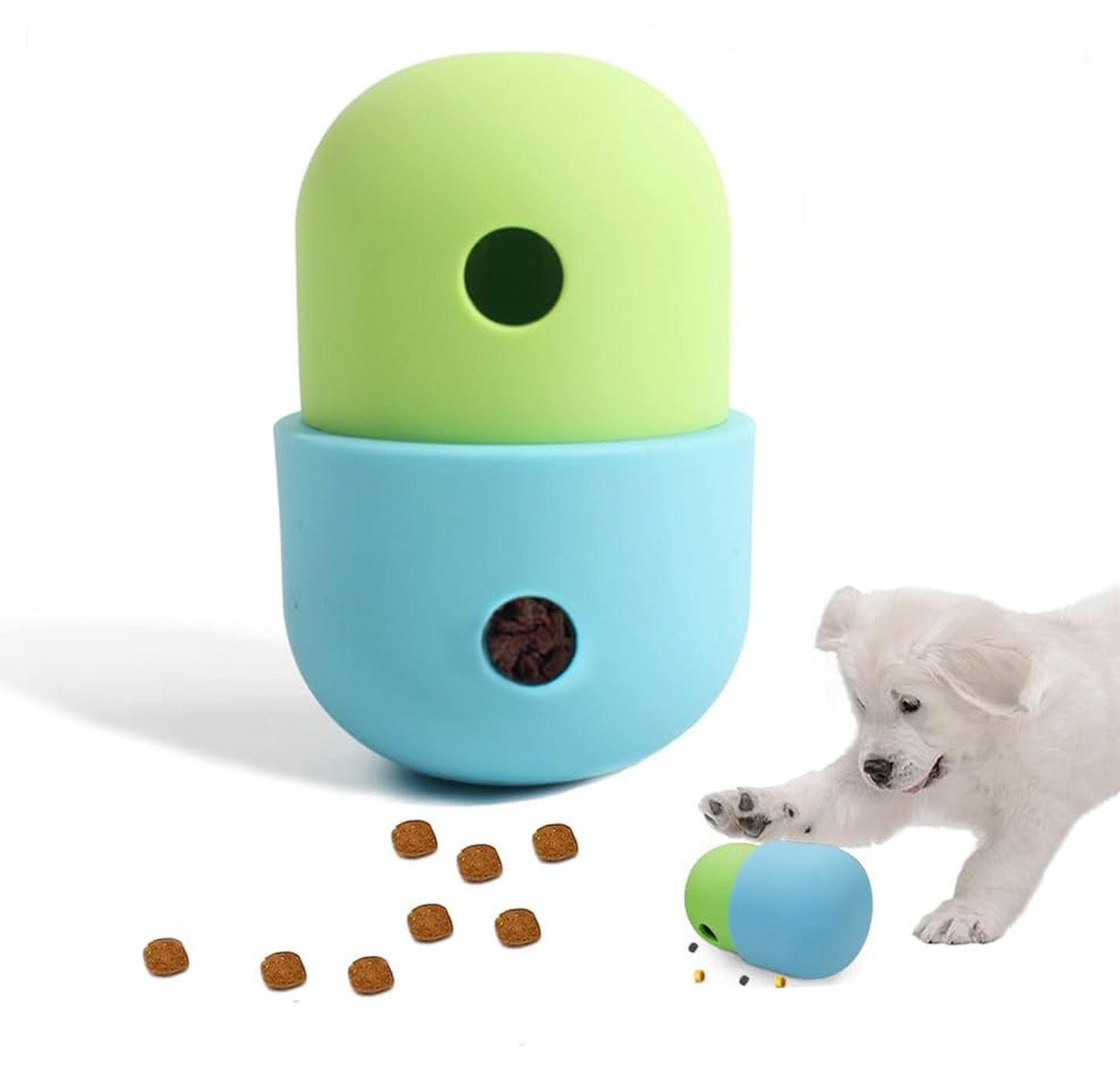 KFX-8194493 Interactive Treat Dispensing Puzzle Toy for Small to Medium Dogs – Enrichment Food Ball for Training and Slow Feeding