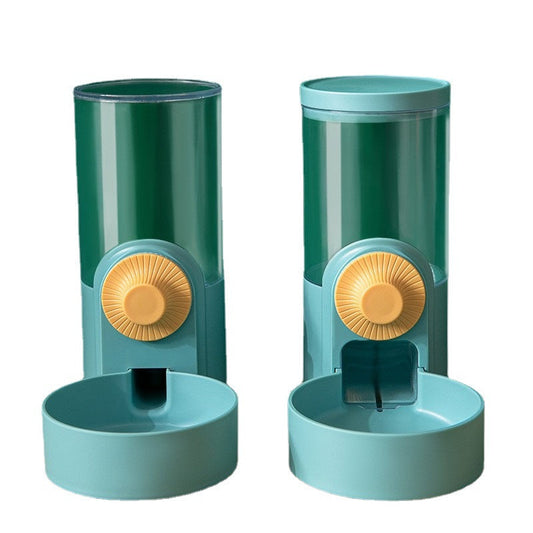 KFX-8196669 Cat Automatic Hanging Cage Water Fountain and Feeder Set in Multiple Colors