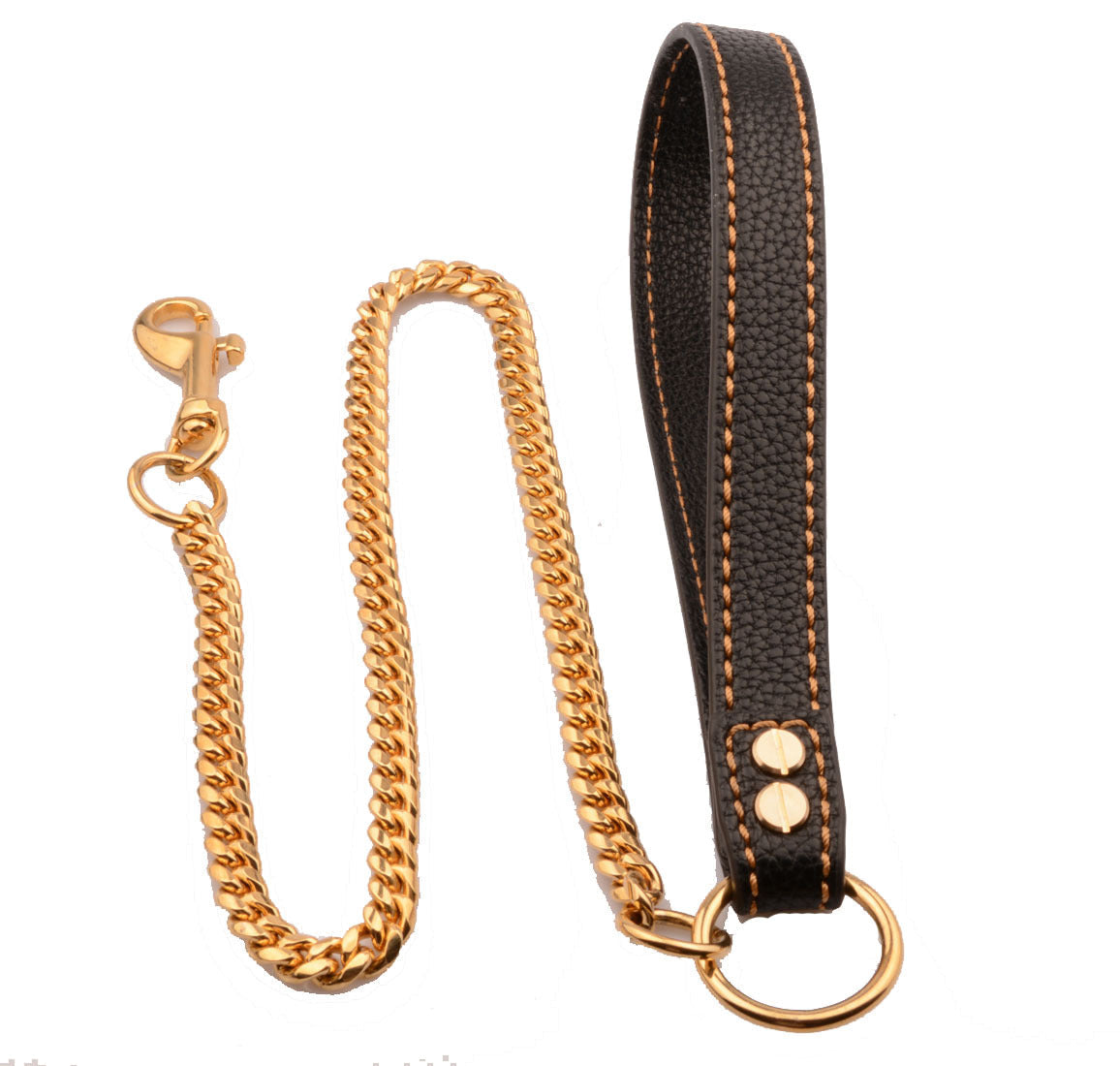 KFX-8196797 Durable Stainless Steel Traction Rope for Pets - Available in Sizes S and L