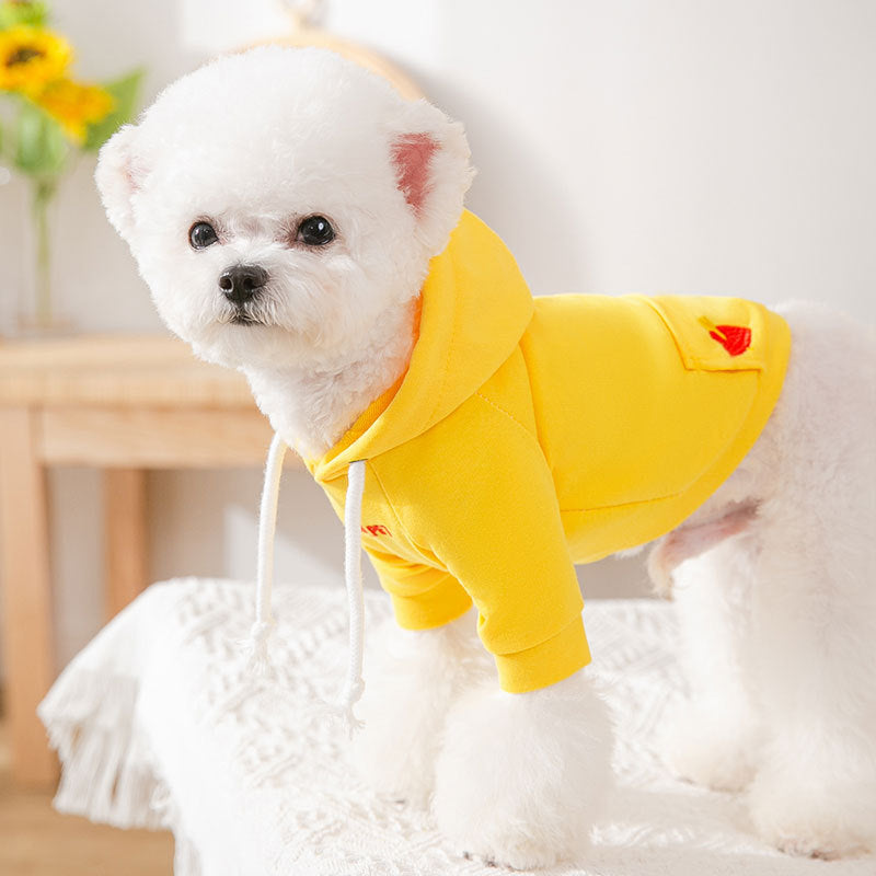 KFX-8198077 Cozy Polyester Dog Clothes for Small Puppies in Vibrant Colors