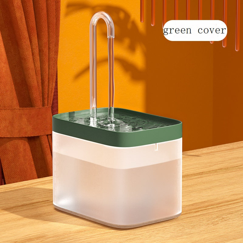 KFX-8200253 Automatic Cat Water Fountain with 1.5L Capacity and Adjustable Flow Modes for Healthy Hydration