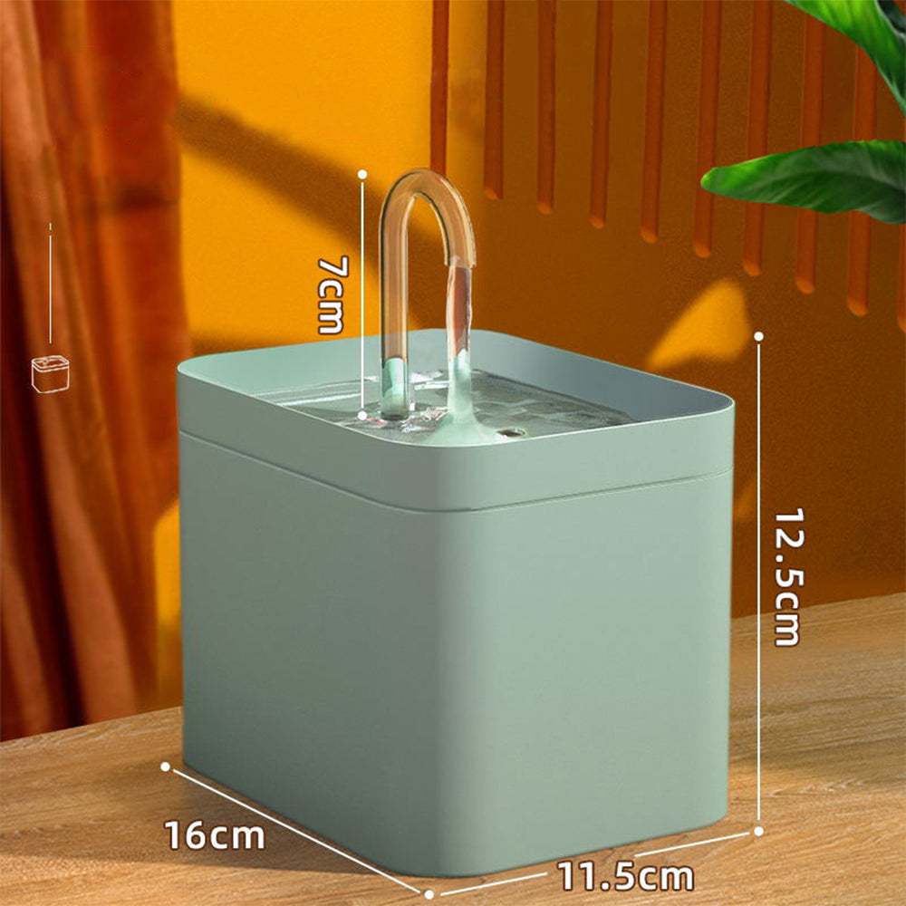 KFX-8200253 Automatic Cat Water Fountain with 1.5L Capacity and Adjustable Flow Modes for Healthy Hydration