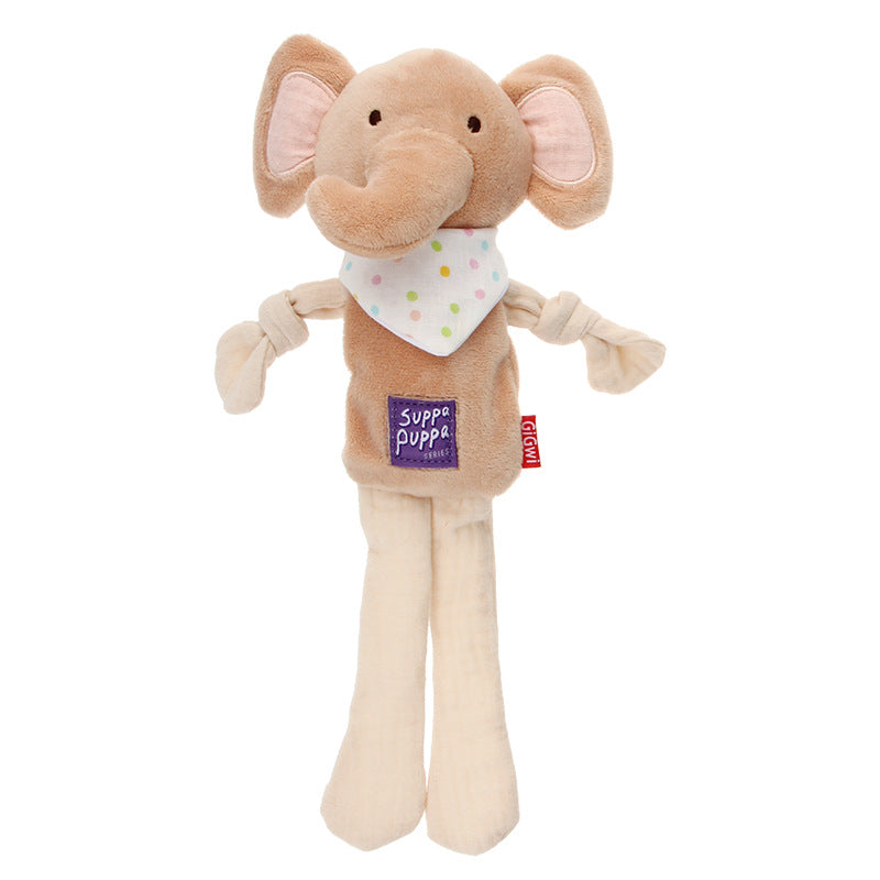 KFX-8208189 Milky Cute Sounding Plush Toy Dog Stick - Elephant, Bear, Raccoon Options Available