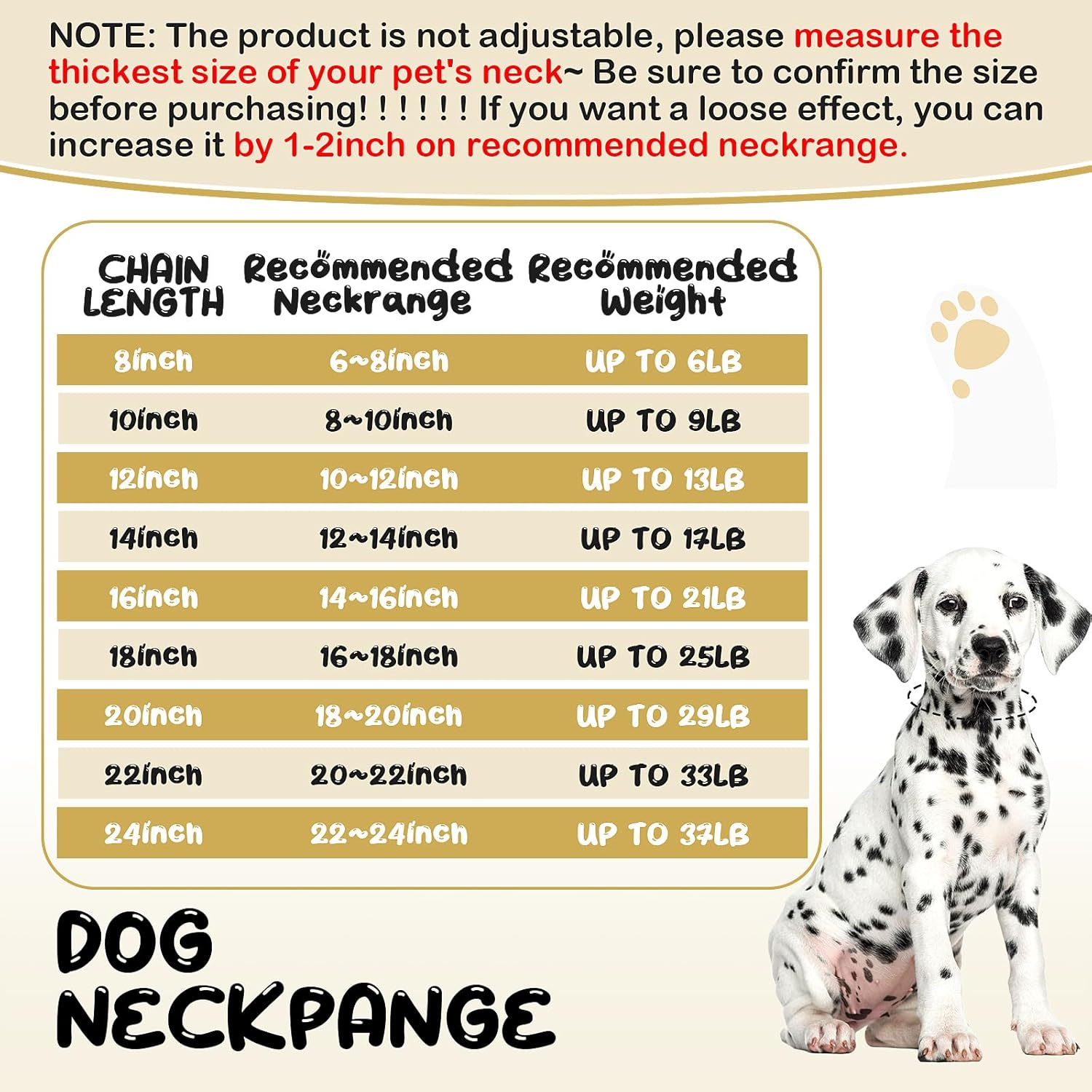 KFX-8209981 Elegant Metal Pet Necklace with Crystal Accents for Small to Large Dogs and Cats