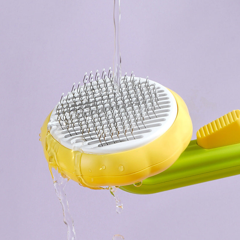 KFX-8210109 Sunflower Pet Comb for Cats and Dogs - Effective Hair Removal and Massage Tool