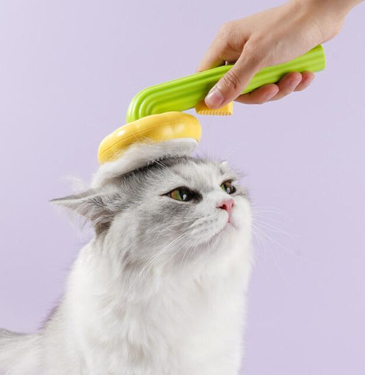 KFX-8210109 Sunflower Pet Comb for Cats and Dogs - Effective Hair Removal and Massage Tool