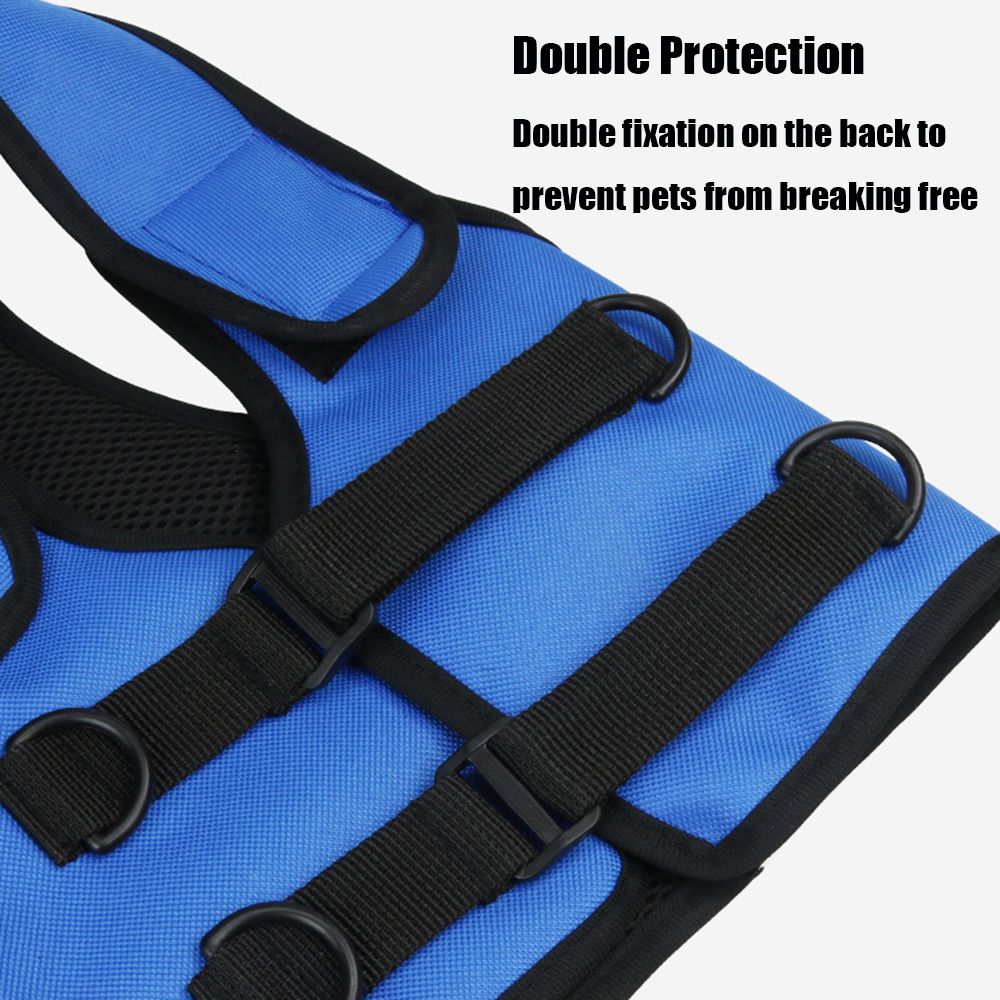 KFX-8213565 Rehabilitation Training Belt for Senior Dogs, Adjustable Oxford Fabric, Blue, Sizes S-L