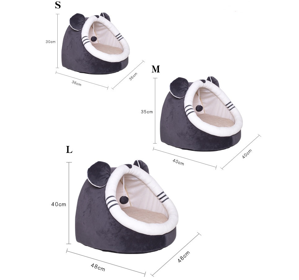 KFX-8214333 Cozy Cloth Cat and Dog Litter Nest for Autumn and Winter