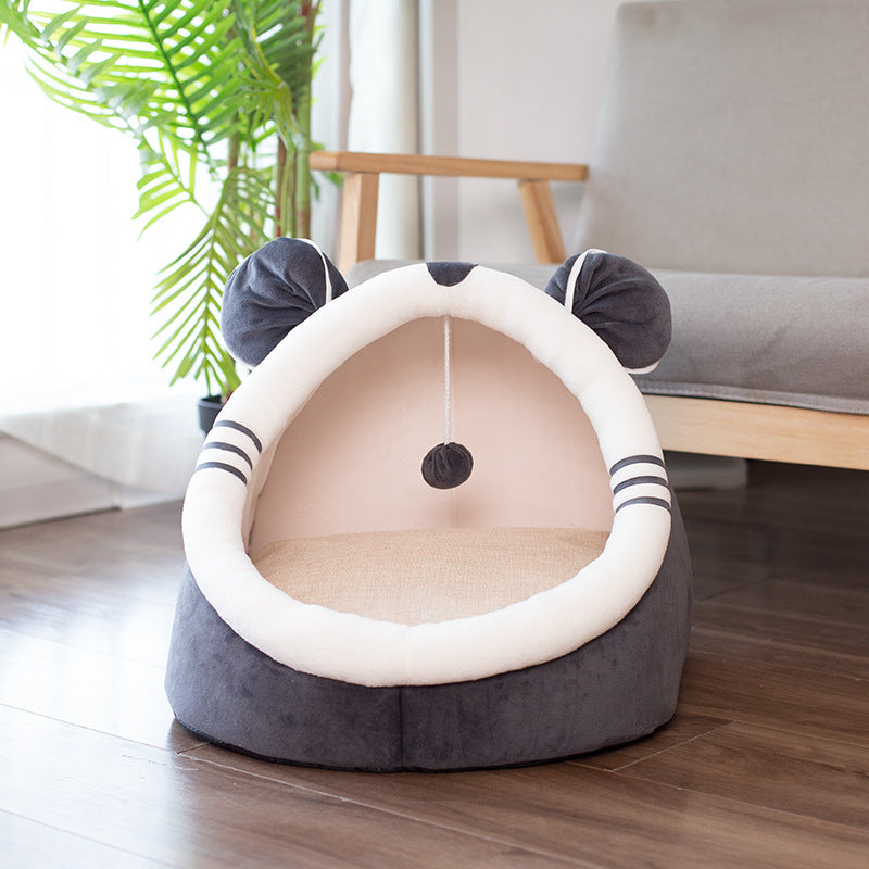 KFX-8214333 Cozy Cloth Cat and Dog Litter Nest for Autumn and Winter