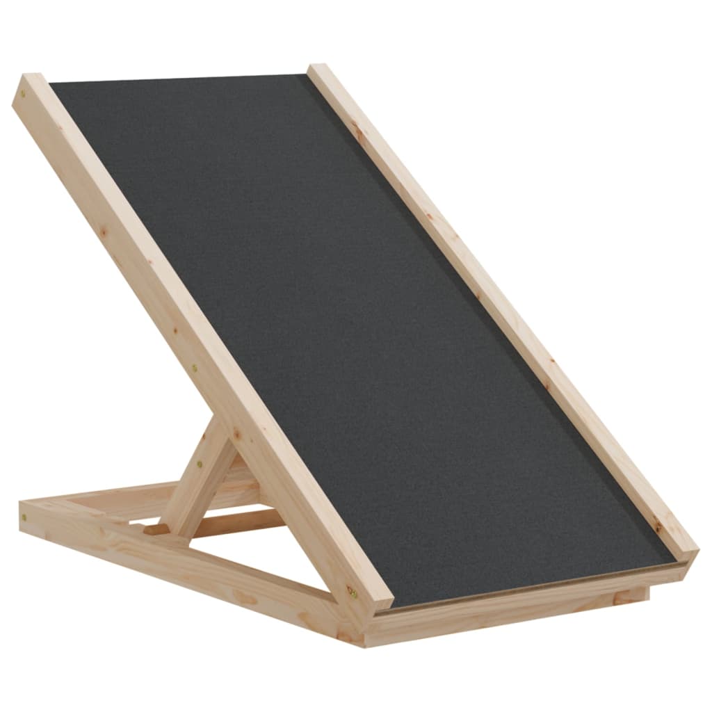 KFX-8219325 Adjustable Solid Wood Dog Ramp for Easy Access to Beds and Sofas
