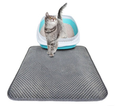 KFX-8221885 Honeycomb Cat Litter Mat - Waterproof and Eco-Friendly EVA Foam for Easy Cleaning