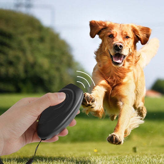 KFX-8223293 Ultrasonic Dog Repeller and Trainer in Black and Gray - Effective Bark Control Device