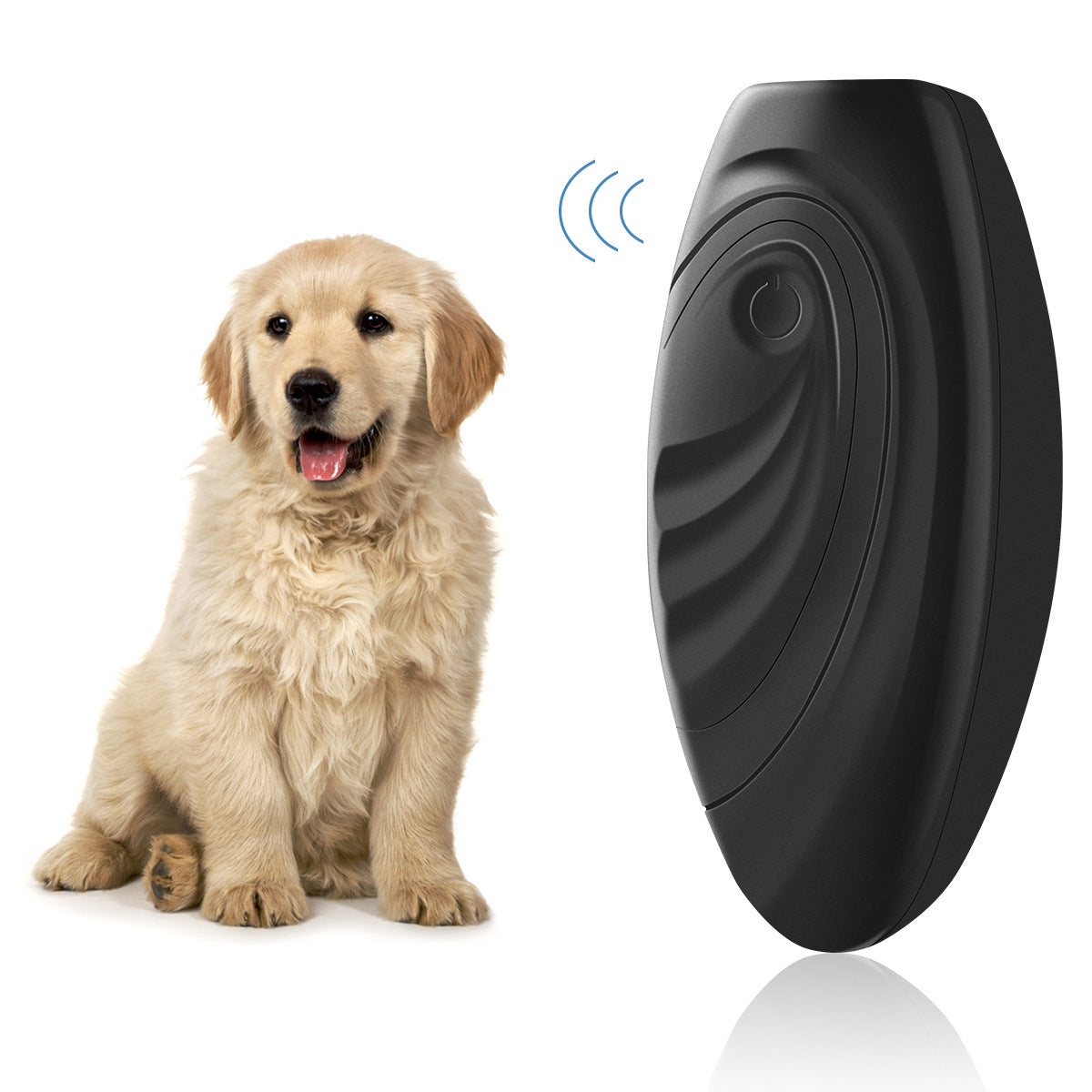 KFX-8223293 Ultrasonic Dog Repeller and Trainer in Black and Gray - Effective Bark Control Device