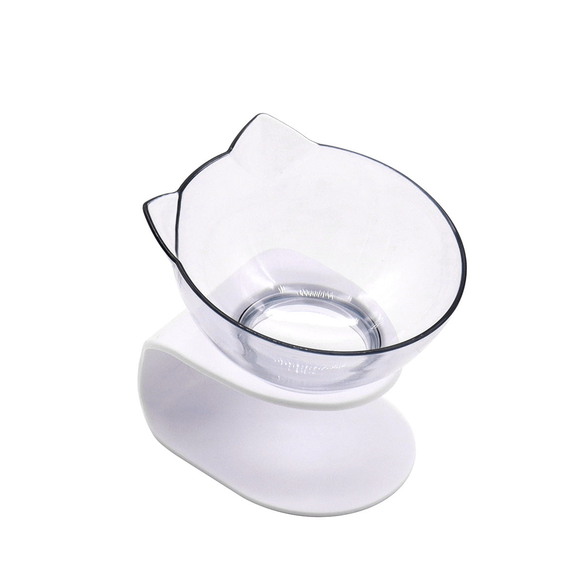 KFX-8223805 Cervical Support Feeding Basin for Cats and Kittens - Single, Double, or Triple Bowl Options