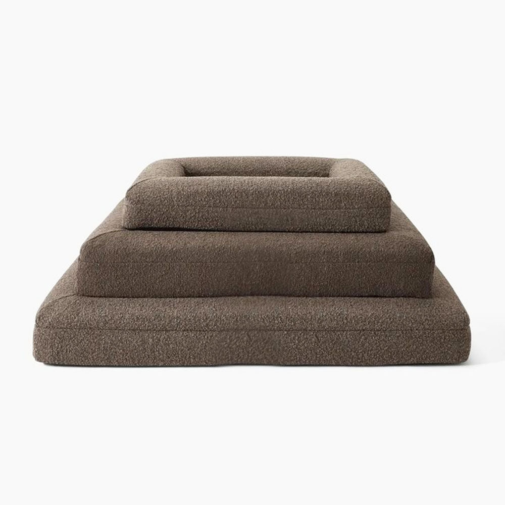 KFX-8224061 Beige Rectangular Bed Sofa Nest for Dogs - Various Sizes Available