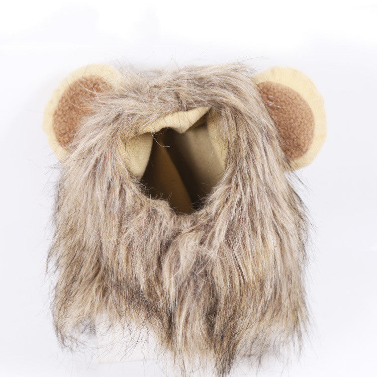 KFX-8224829 Adorable Pet Lion and Cartoon Hats for Every Season - Brown, Purple, and More