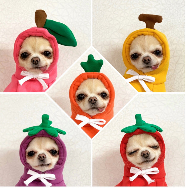 KFX-8225085 Cozy Cream Fleece Dog Hoodie for Autumn and Winter - Two-Legged Design