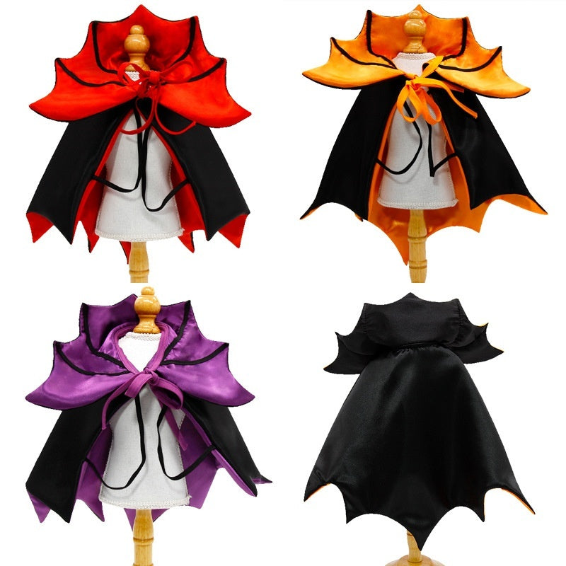 KFX-8225597 Halloween Cat and Dog Cloak Costume - Batwing and Common Styles in Various Colors