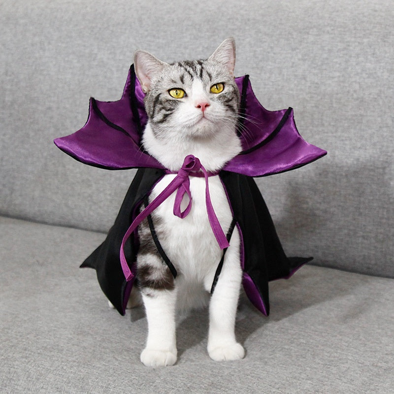 KFX-8225597 Halloween Cat and Dog Cloak Costume - Batwing and Common Styles in Various Colors