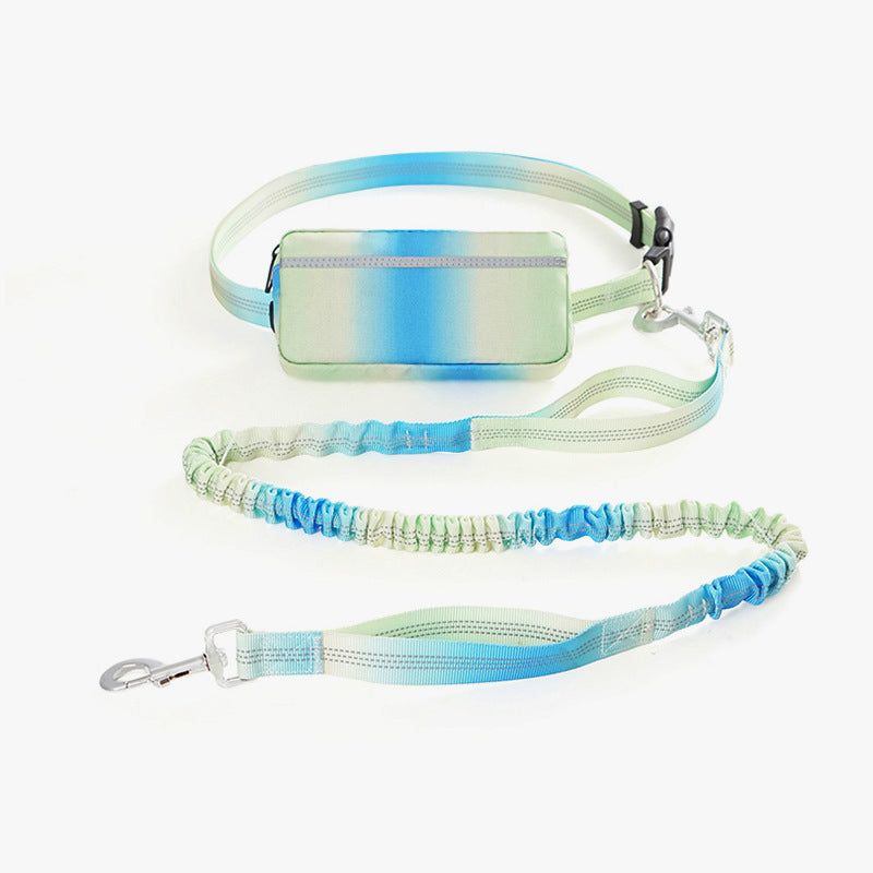 KFX-8227261 Hands-Free Dog Leash with Adjustable Waist Belt, Traction Rope for Walking and Jogging