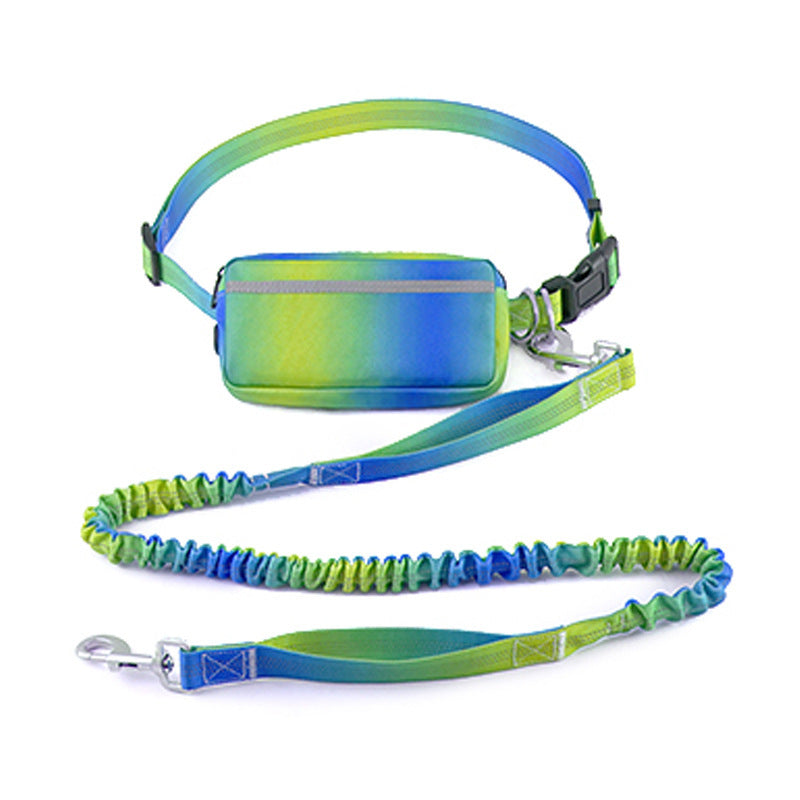 KFX-8227261 Hands-Free Dog Leash with Adjustable Waist Belt, Traction Rope for Walking and Jogging