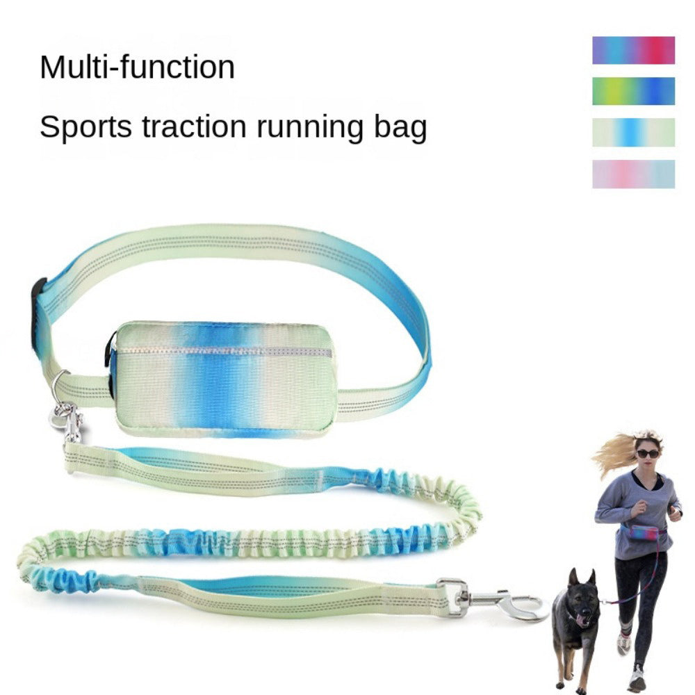 KFX-8227261 Hands-Free Dog Leash with Adjustable Waist Belt, Traction Rope for Walking and Jogging
