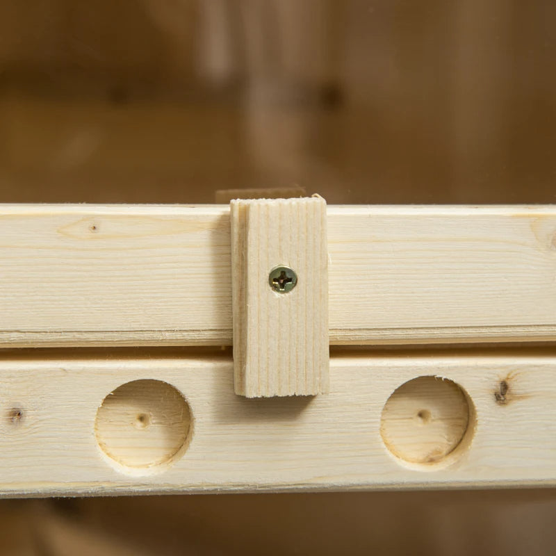 KFX-8229437 5-Tier Wooden Hamster and Small Animal Cage with Openable Top and Storage Shelf