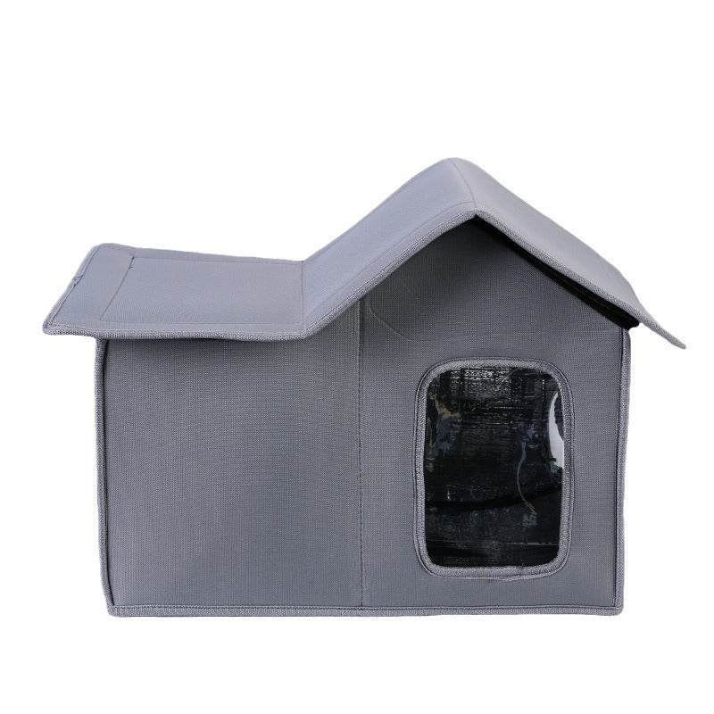 KFX-8229821 Waterproof and Insulated Four Seasons Pet Bed in Gray, Army Green, and Black