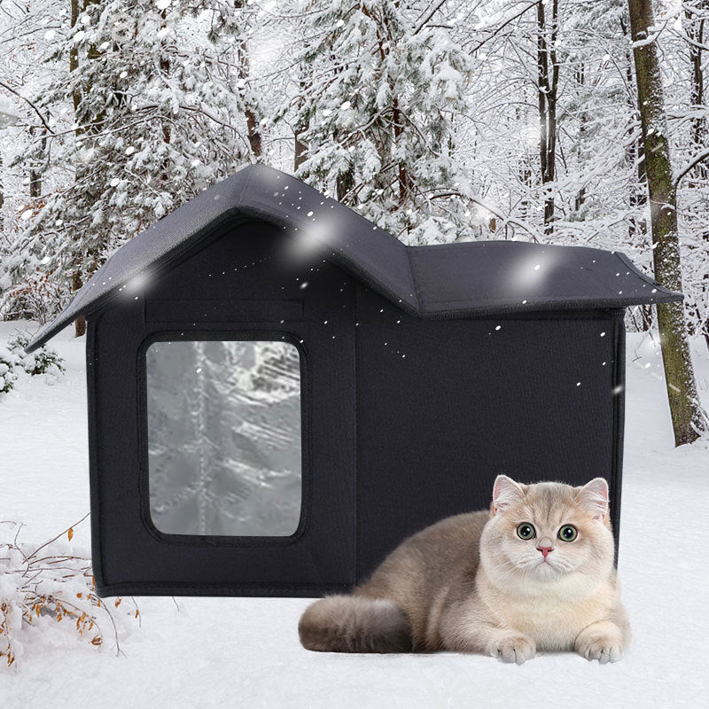 KFX-8229821 Waterproof and Insulated Four Seasons Pet Bed in Gray, Army Green, and Black