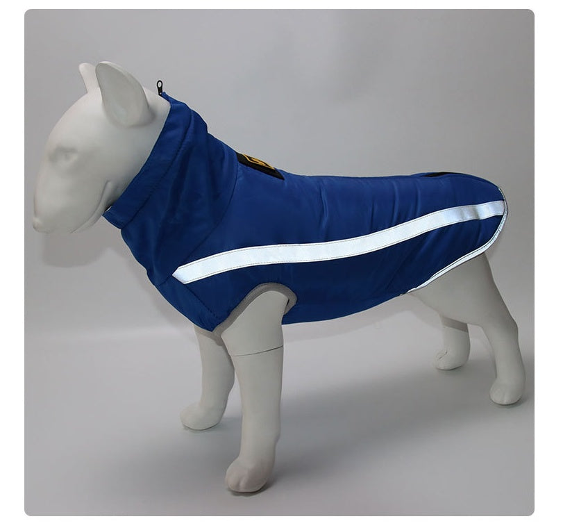 KFX-8229949 Thickened Windproof Winter Dog Coat - Reversible Polar Fleece Vest for All Breeds