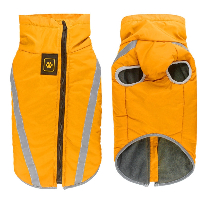KFX-8229949 Thickened Windproof Winter Dog Coat - Reversible Polar Fleece Vest for All Breeds