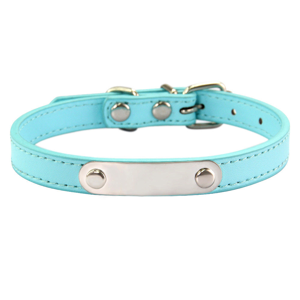 KFX-8237373 Personalized Monochrome Dog Collar with Adjustable Sizing Options in Various Colors