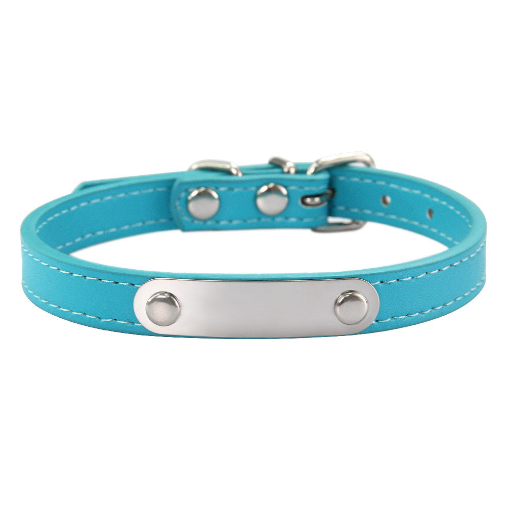 KFX-8237373 Personalized Monochrome Dog Collar with Adjustable Sizing Options in Various Colors
