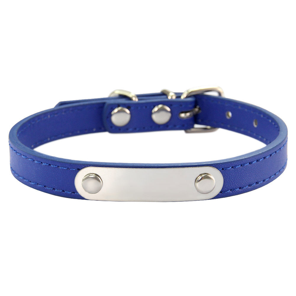 KFX-8237373 Personalized Monochrome Dog Collar with Adjustable Sizing Options in Various Colors