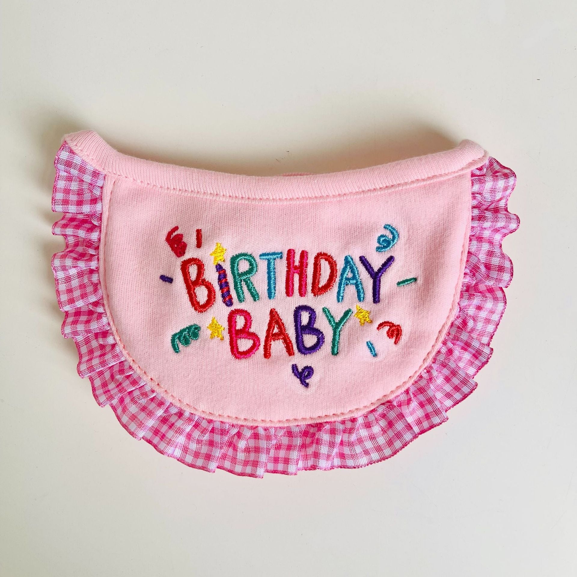KFX-8238909 Cute Cotton Cat Dog Bib with Adjustable Strap - Red, Yellow, Pink Options