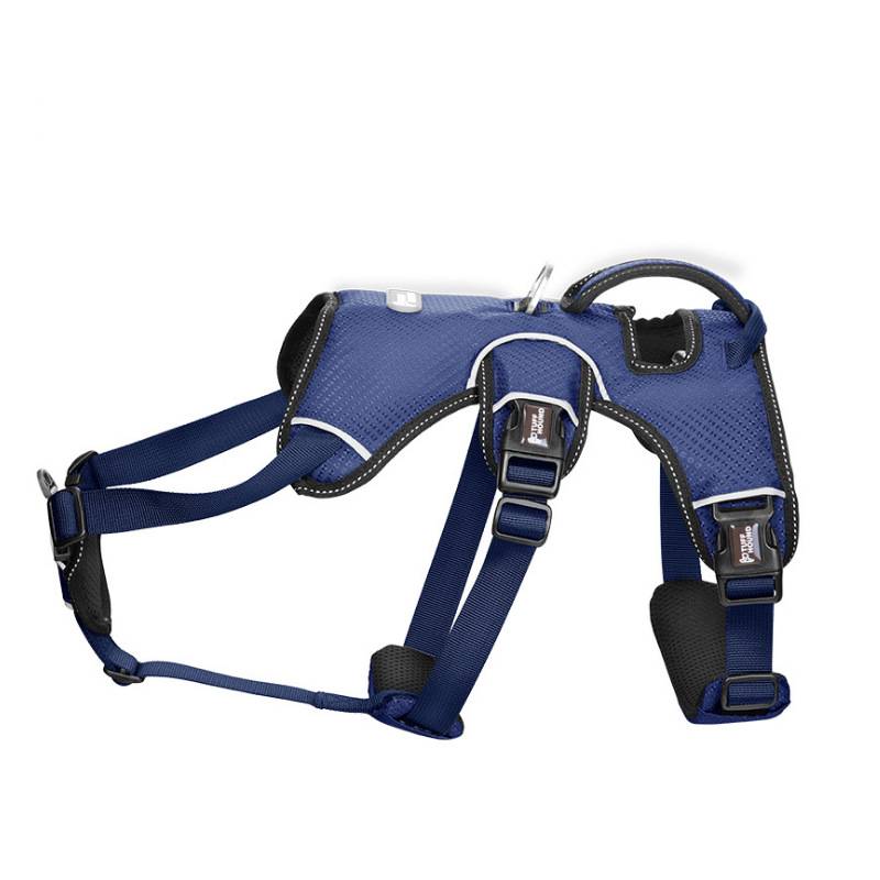 KFX-8240573 Adjustable Dog Chest Strap for Large Breeds - Available in Gray, Red, Blue, Size S-XL