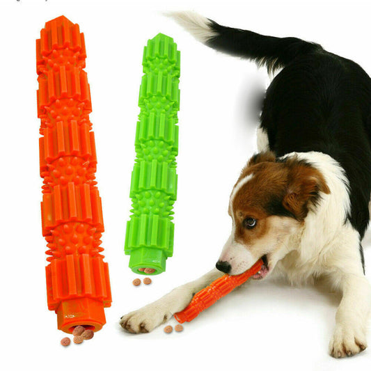 KFX-8242109 Durable Bite-Resistant Food Leaking Dog Toy Stick - Available in Multiple Sizes and Colors