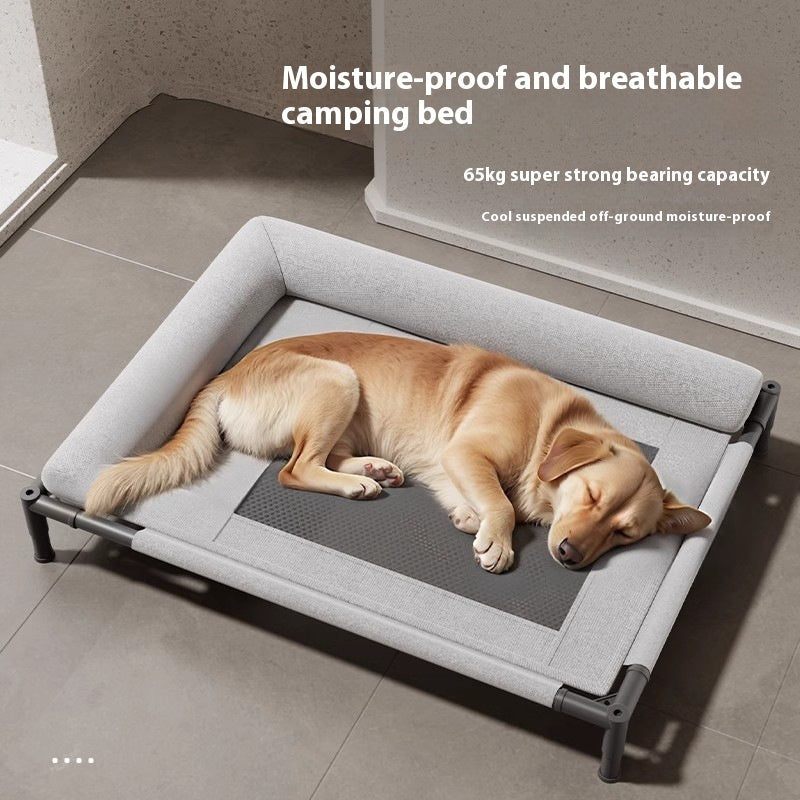 KFX-8245693 Removable and Washable Moisture-Proof Dog Camp Bed in Various Colors and Sizes