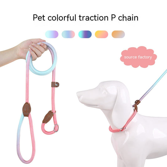 KFX-8246845 Colorful Durable Nylon Pet Hand Holding Rope in Various Combinations