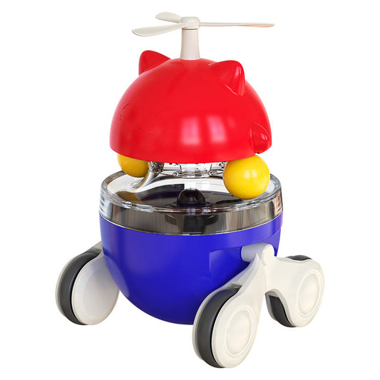 KFX-8247869 Cat Turntable Toy with Leaking Food Ball - Interactive Plastic Play for Cats