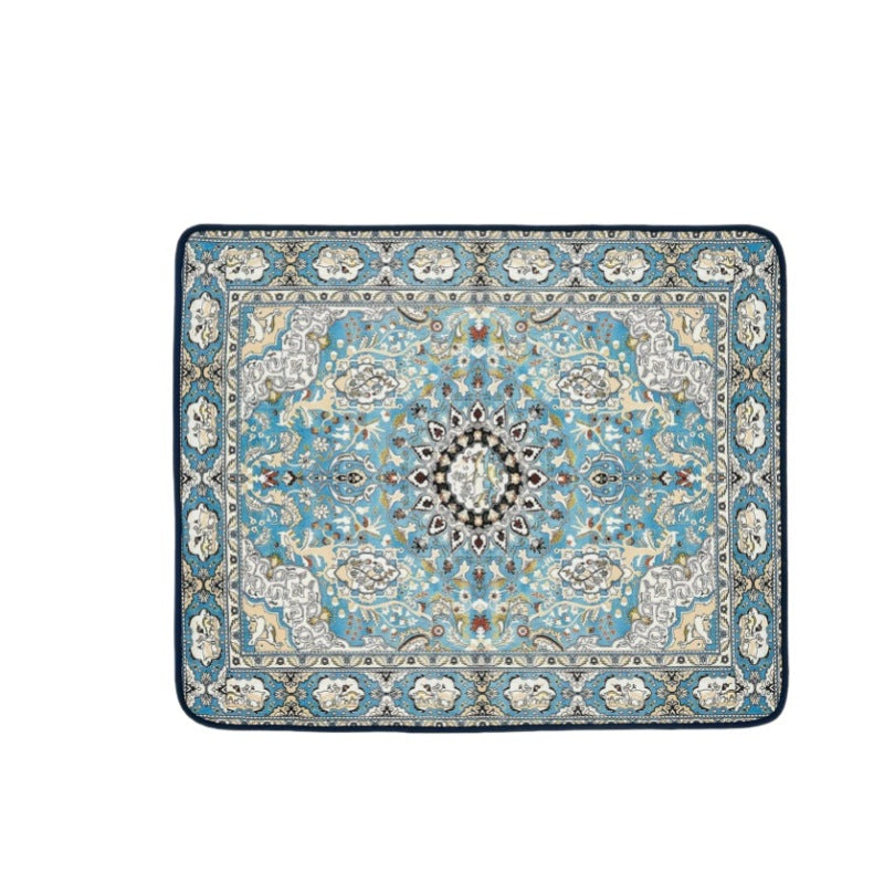 KFX-8248893 Bohemian Style Stain Resistant Pet Mat for Easy Urine Care - 40*60cm Crystal Velvet