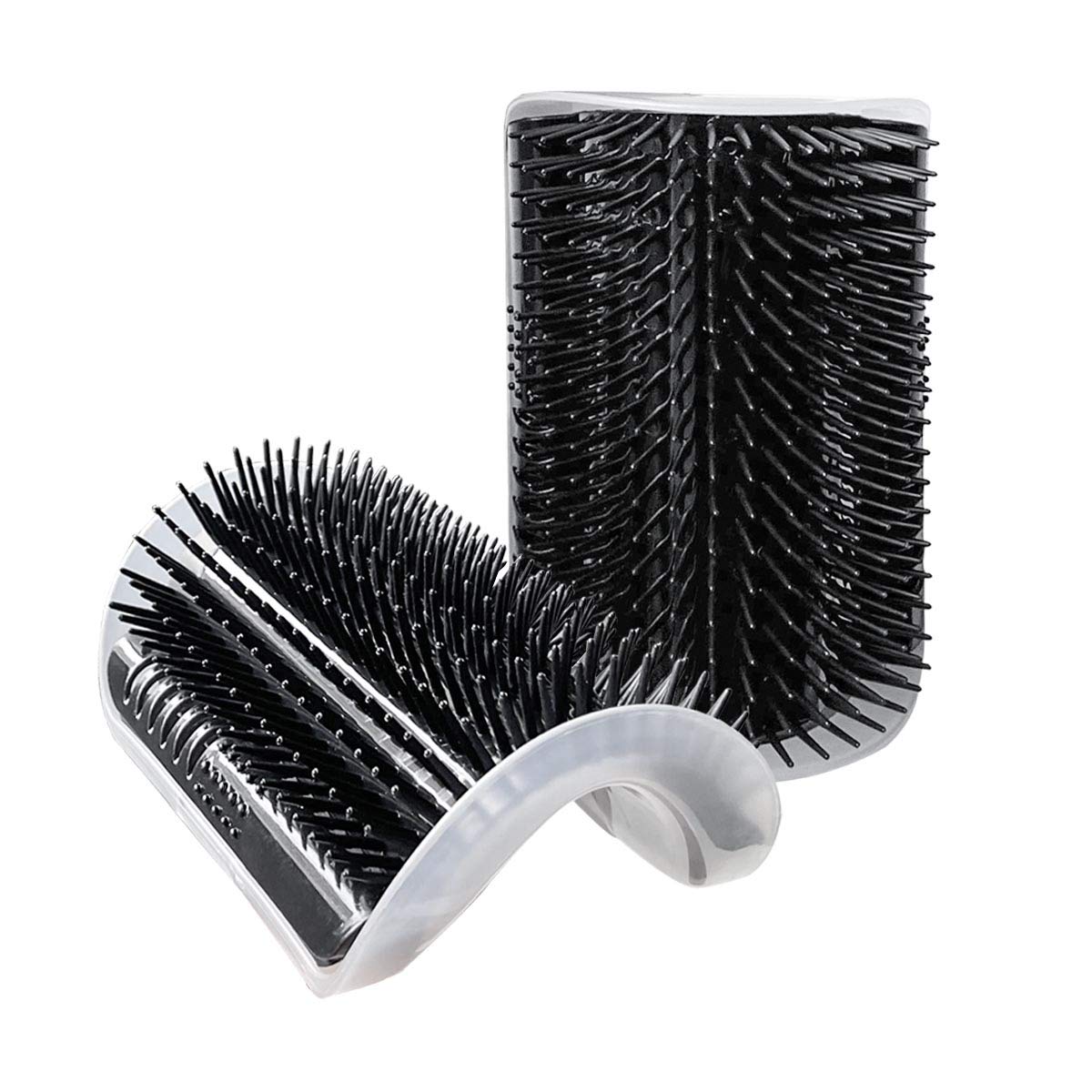 KFX-8250301 Self-Grooming Cat Brush Arch for Shedding and Massage - Interactive Corner Groomer for Dogs and Cats