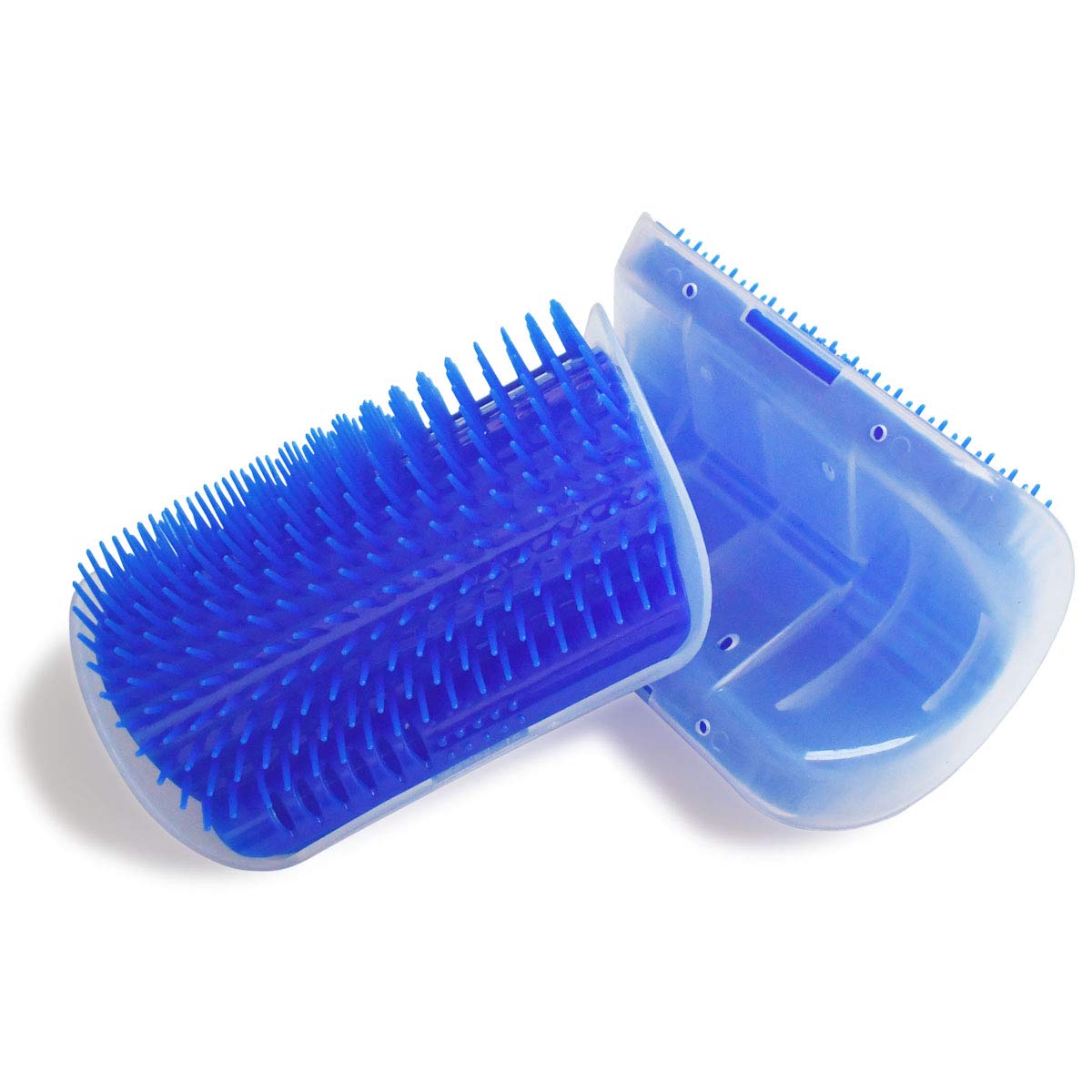 KFX-8250301 Self-Grooming Cat Brush Arch for Shedding and Massage - Interactive Corner Groomer for Dogs and Cats
