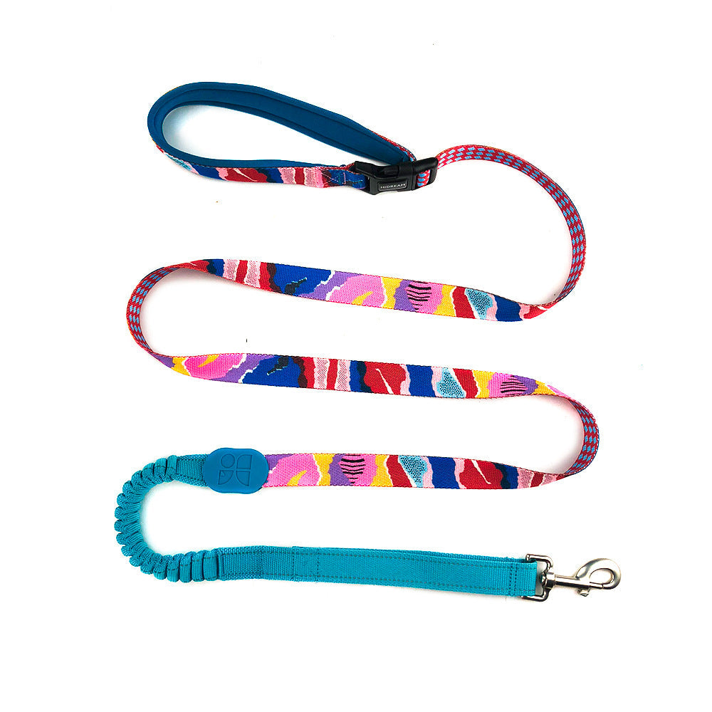KFX-8252605 Multifunctional Adjustable Dog Traction Rope with Shock Absorption and Three-Way Grip System