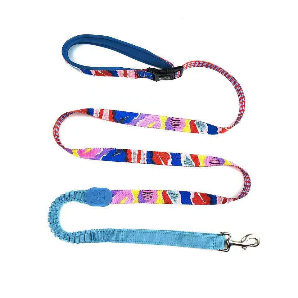 KFX-8252605 Multifunctional Adjustable Dog Traction Rope with Shock Absorption and Three-Way Grip System