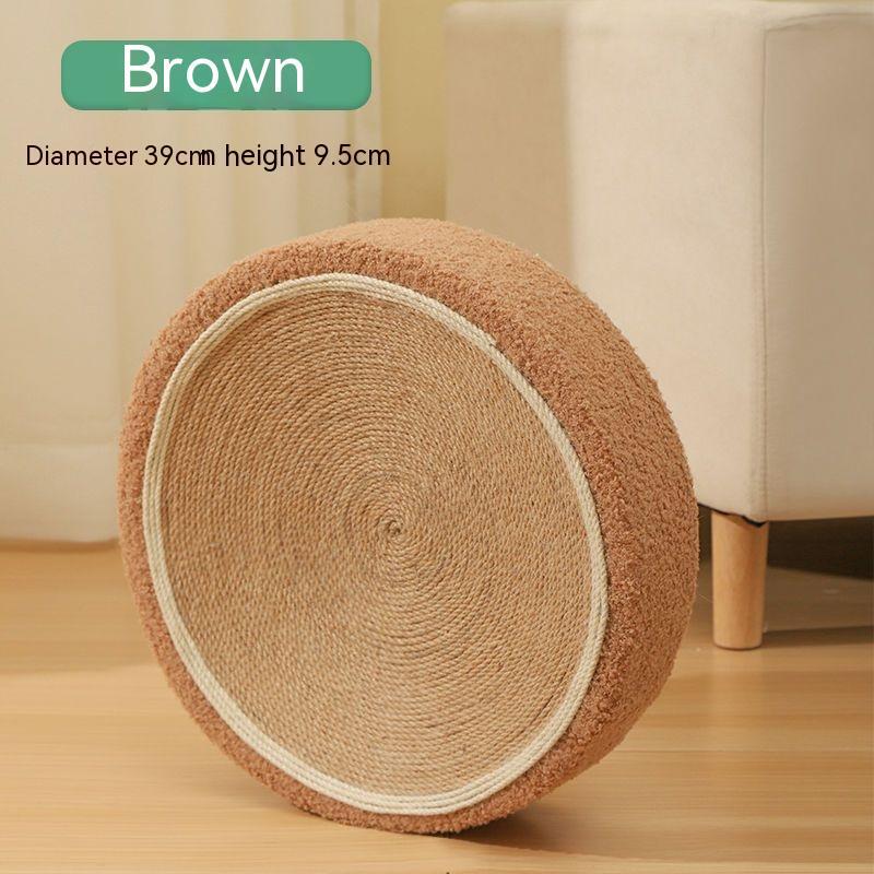 KFX-8252989 Flower and Brown Cat Scratch Board - Integrated Disdain Sisal Material for Cats