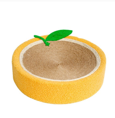 KFX-8252989 Flower and Brown Cat Scratch Board - Integrated Disdain Sisal Material for Cats