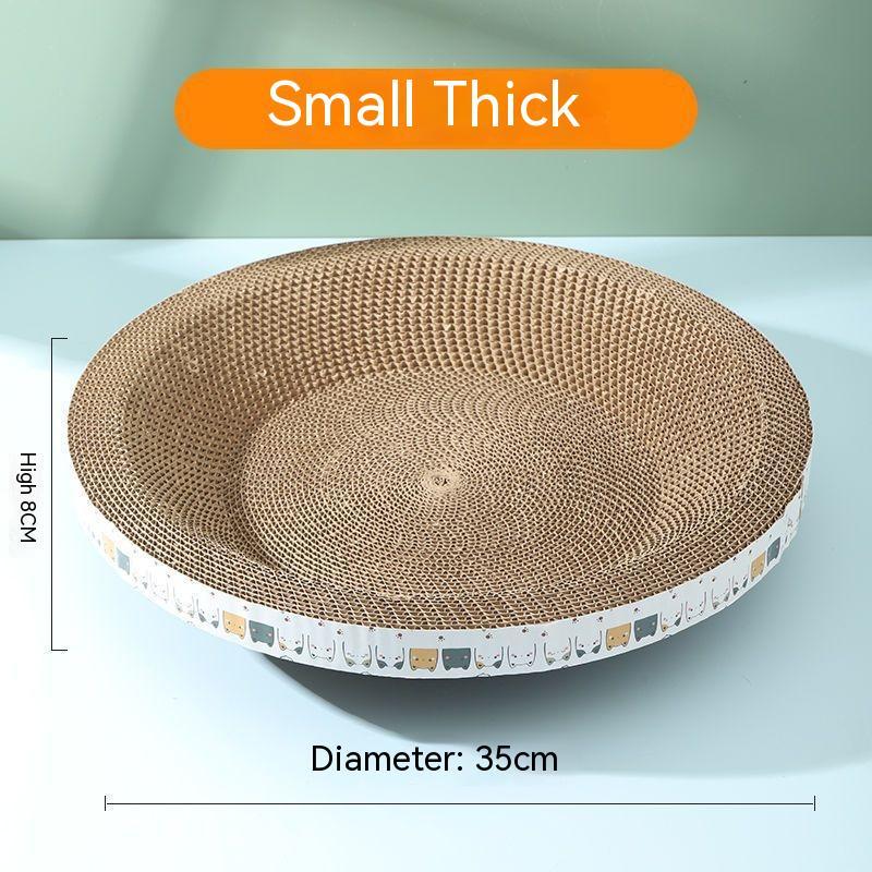 KFX-8252989 Flower and Brown Cat Scratch Board - Integrated Disdain Sisal Material for Cats